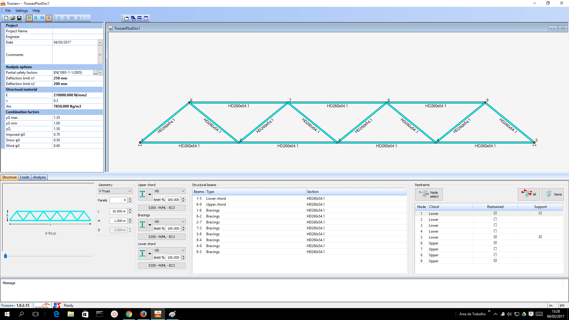 Tela do Trusses